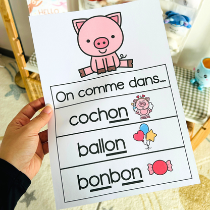 Le son "on" (lecture + exercices)