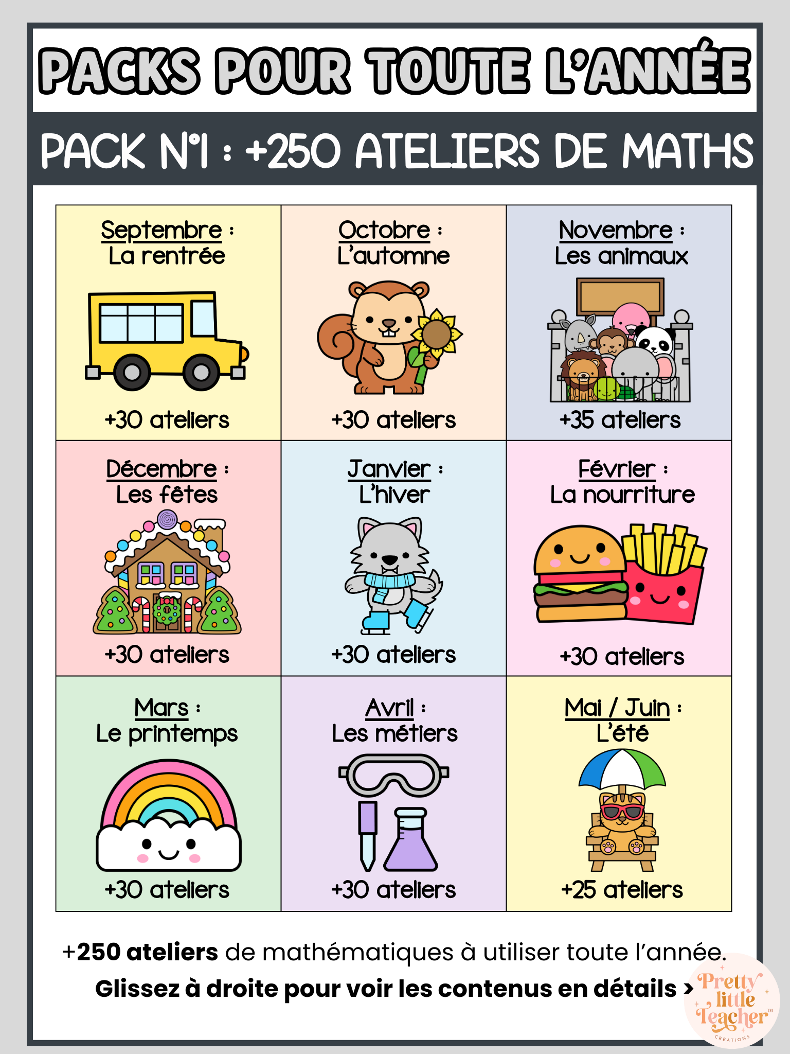 Pack 1 Mathématiques pour toute l'année