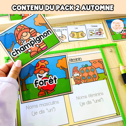 Pack 2 Français sur l'automne
