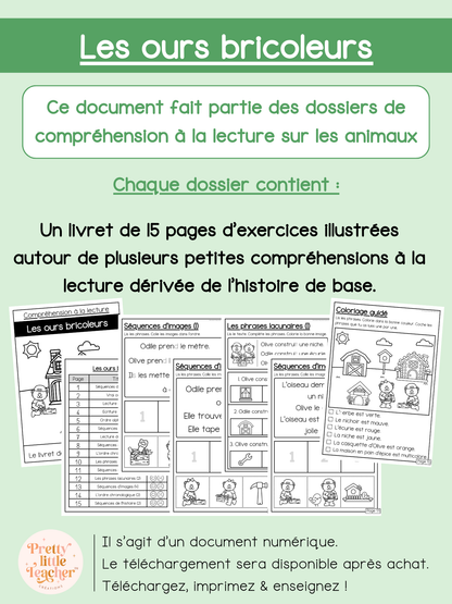 Les ours bricoleurs (lecture)