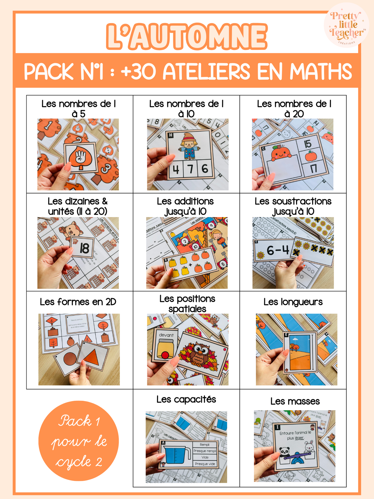 Pack 1 Mathématiques pour toute l'année