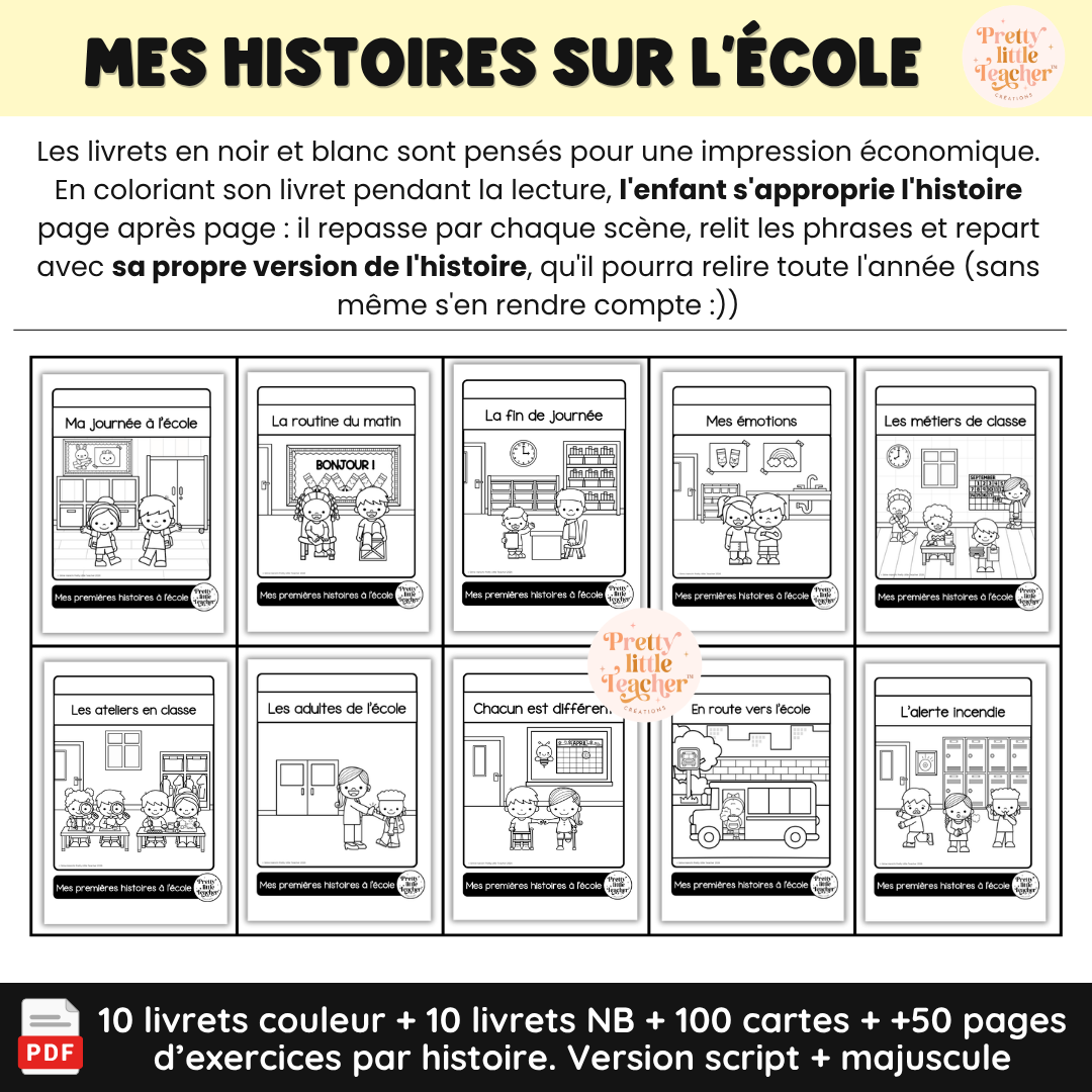 Pack Lecture : Mes premières histoires sur l'école