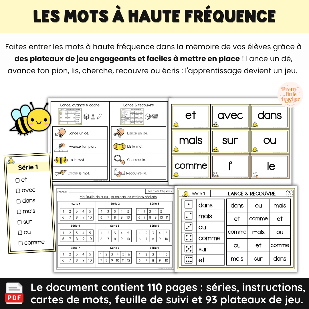 Les mots à usage fréquent