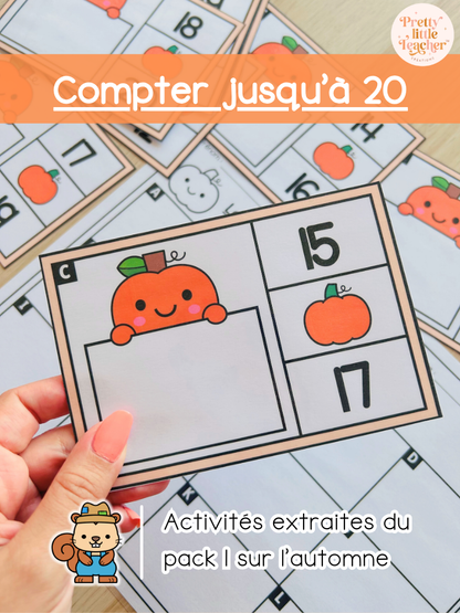 Compter jusqu’à 20 (3x)
