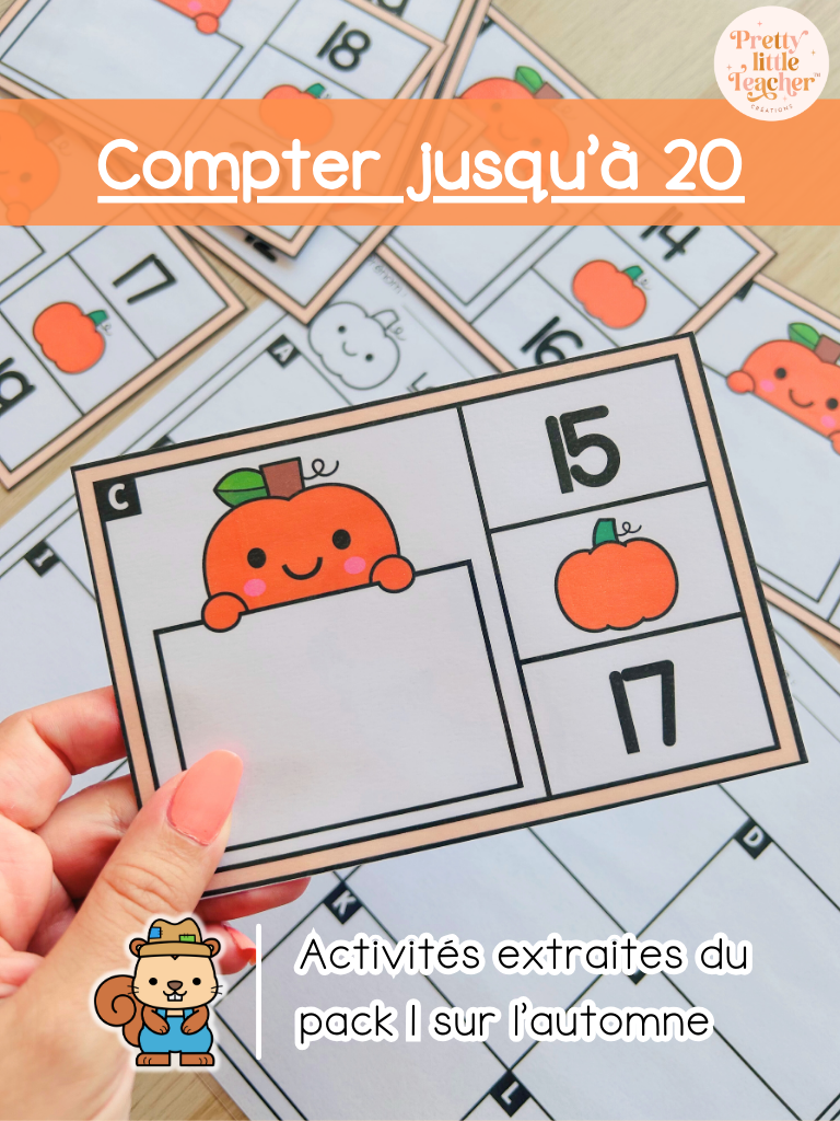 Compter jusqu’à 20 (3x)