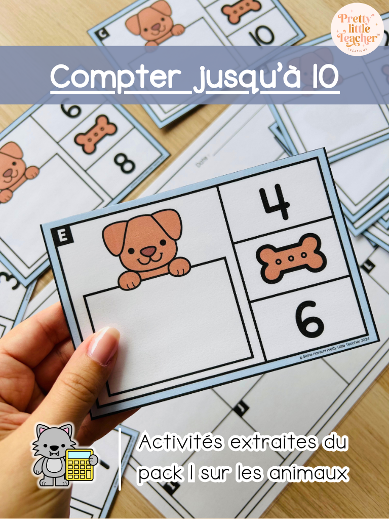 Compter jusqu’à 10 (3x)