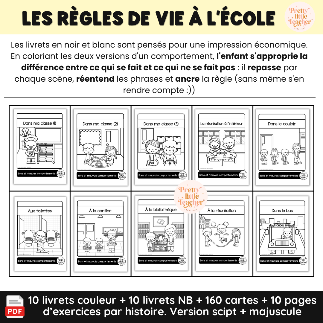 Pack Lecture : les règles de vie à l'école