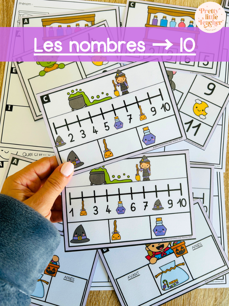 Les nombres jusqu'à 10 (x8)
