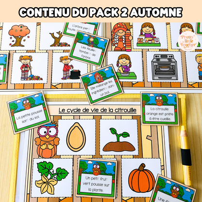 Pack 2 Français sur l'automne