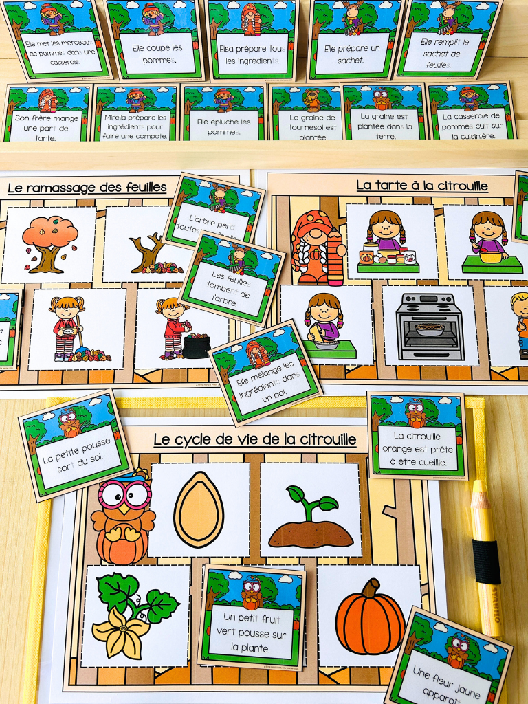 Pack 2 Français sur l'automne