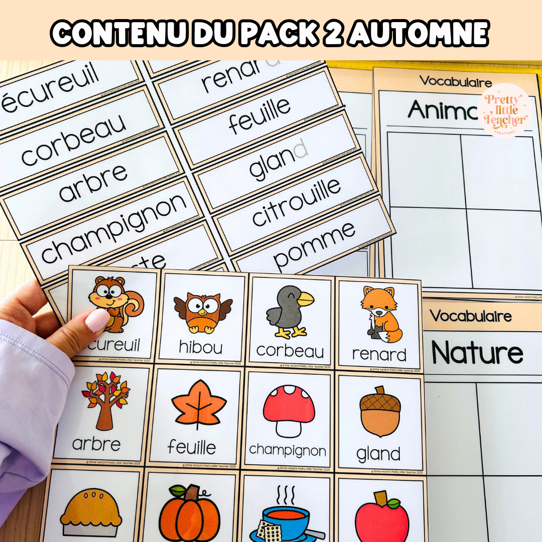 Pack 2 Français sur l'automne