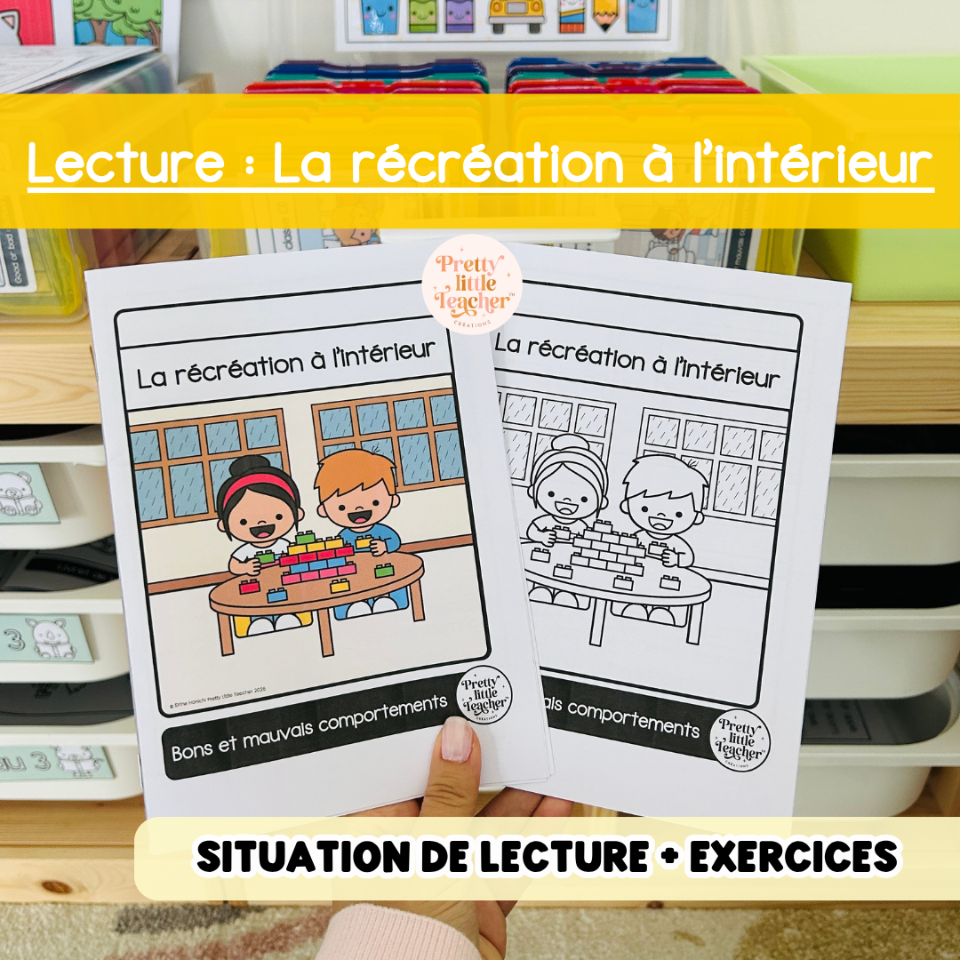 Lecture : La récréation à l'intérieur