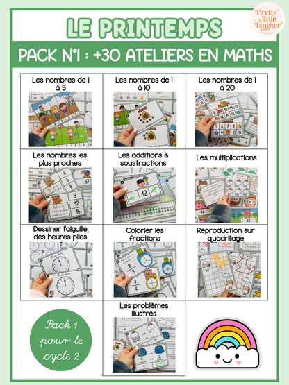 Pack 1 Mathématiques pour toute l'année