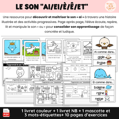 Le son “ai/ei/è/ê/et” (lecture + exercices)