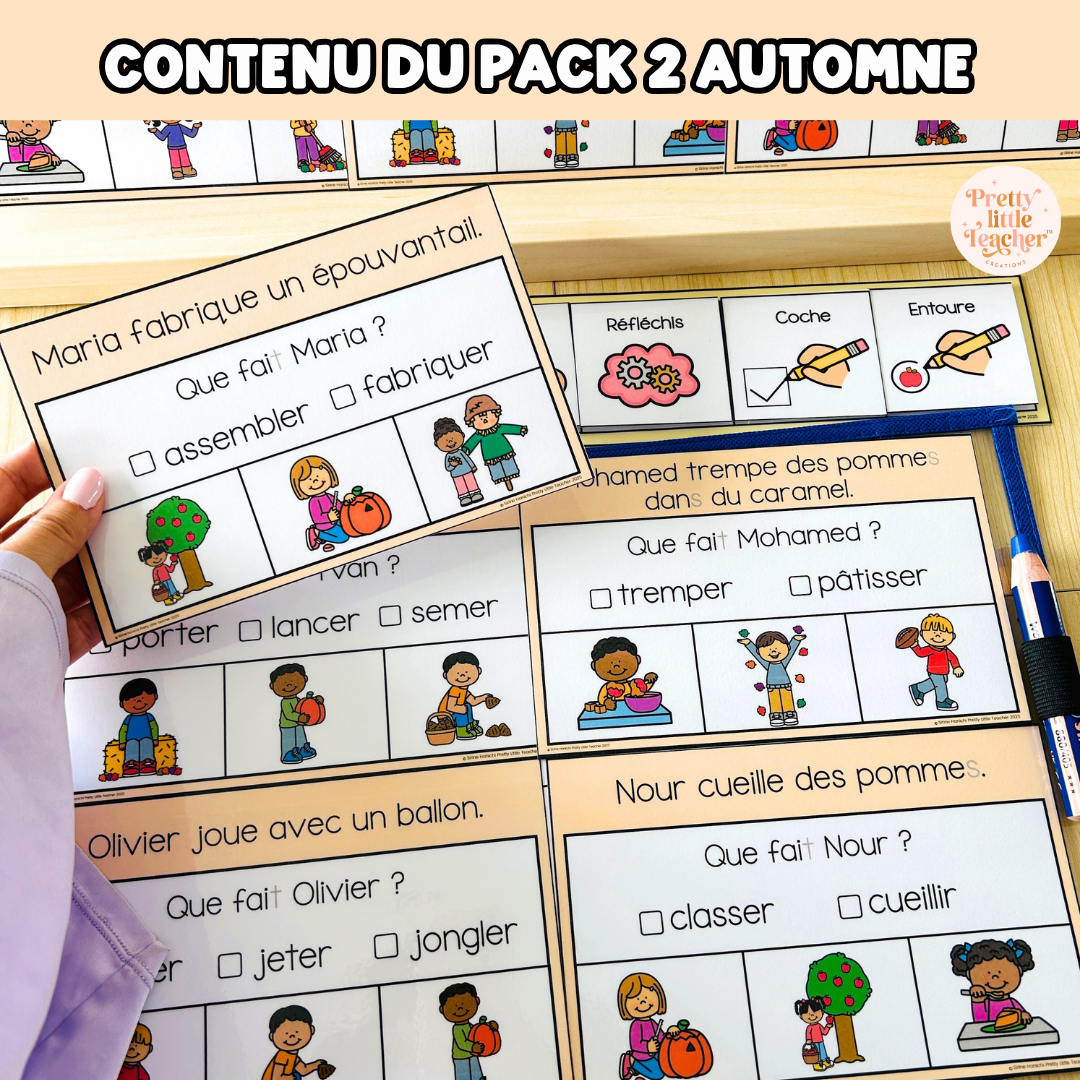Pack 2 Français sur l'automne