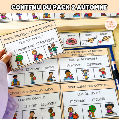 Pack 2 Français sur l'automne