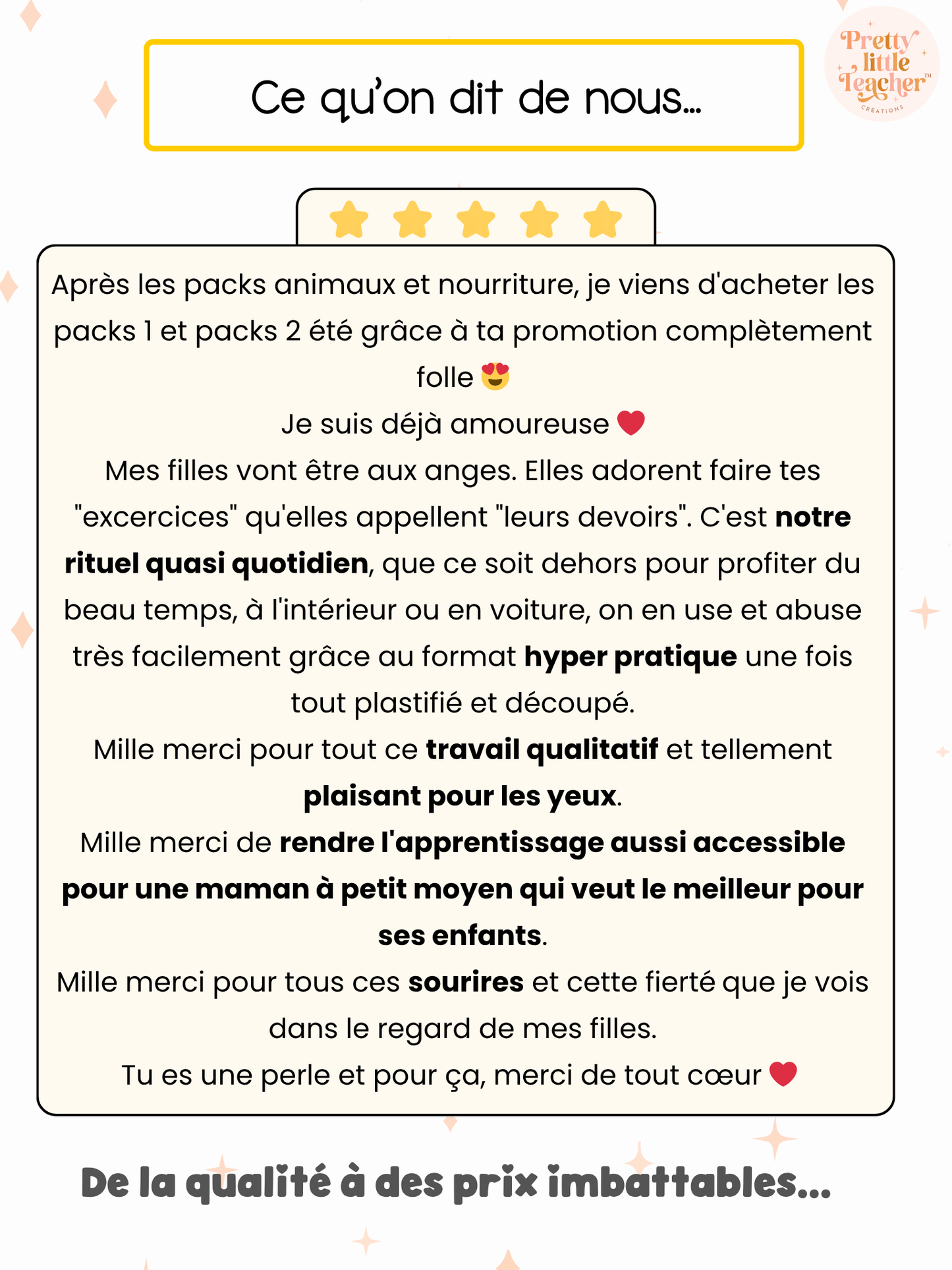Pack 2 Français sur l'école
