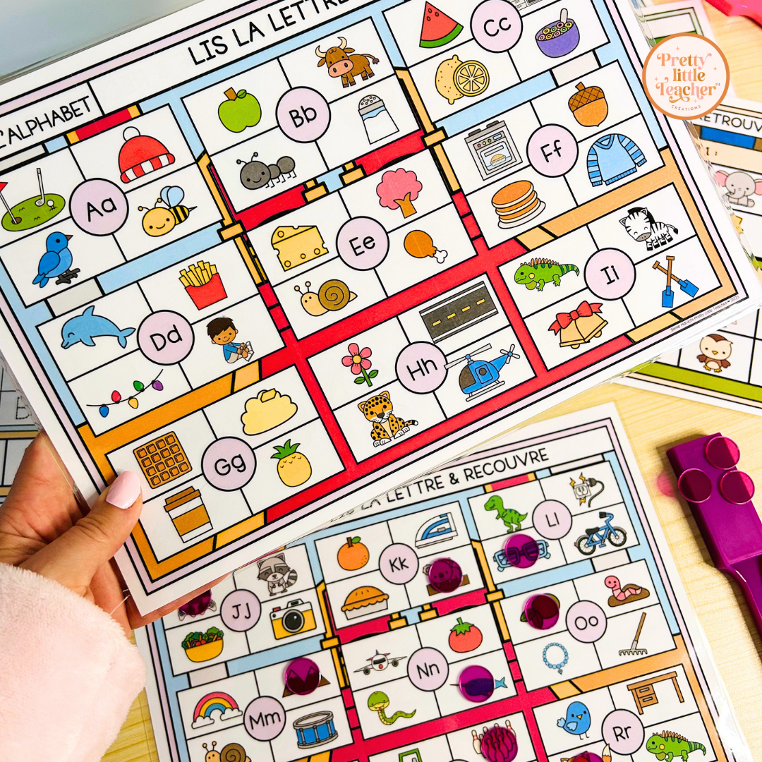 Pack d'activités sur l'alphabet : écriture des lettres et son initial