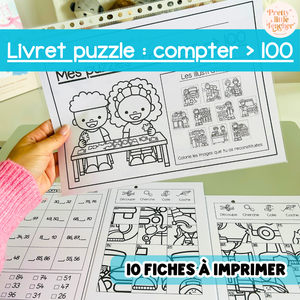 Livret puzzle : compter → 100