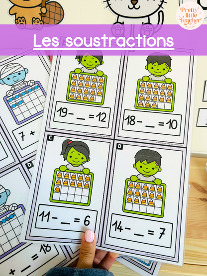 Les soustractions → 20 (4x)