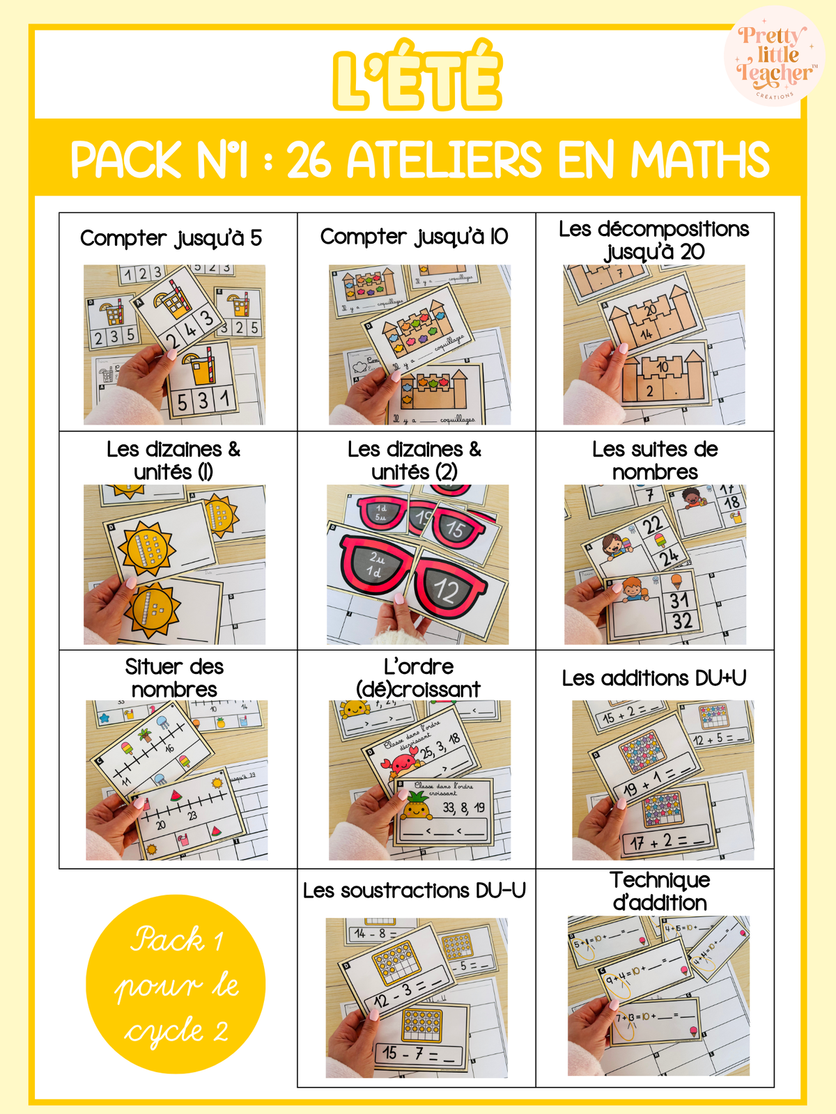 Pack 1 Mathématiques pour toute l'année