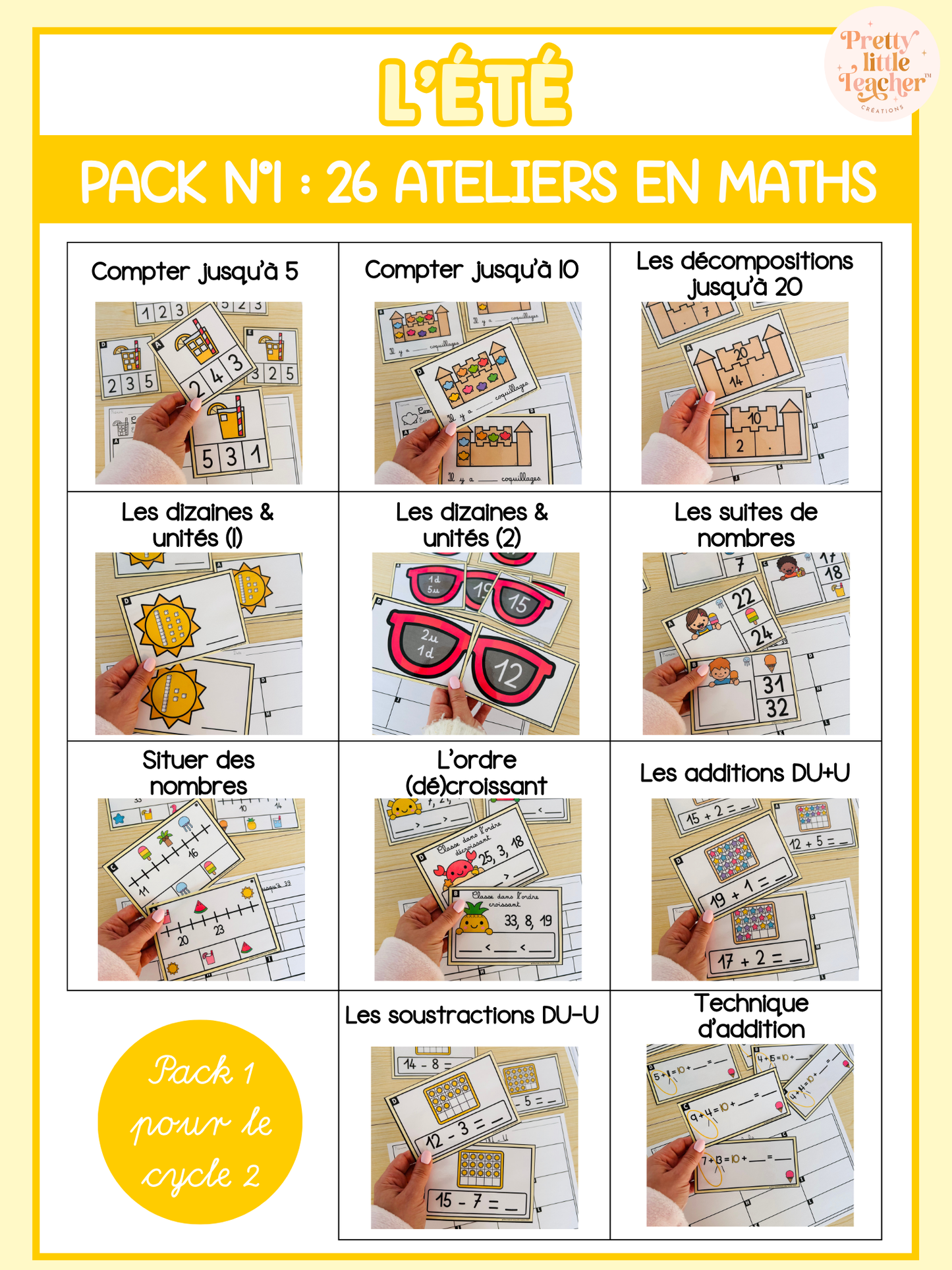 Pack 1 Mathématiques pour toute l'année