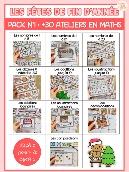 Pack 1 de Math sur Noël