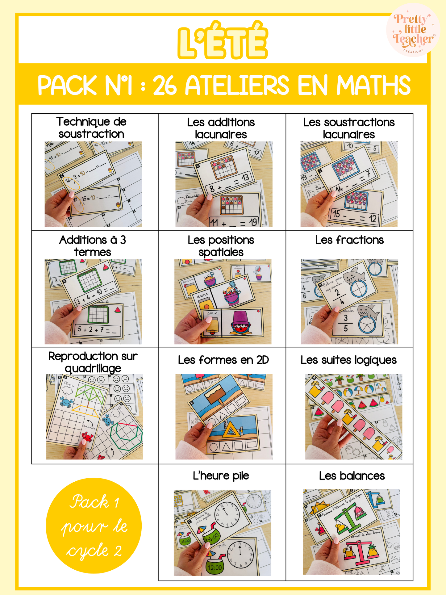 Pack 1 Mathématiques pour toute l'année