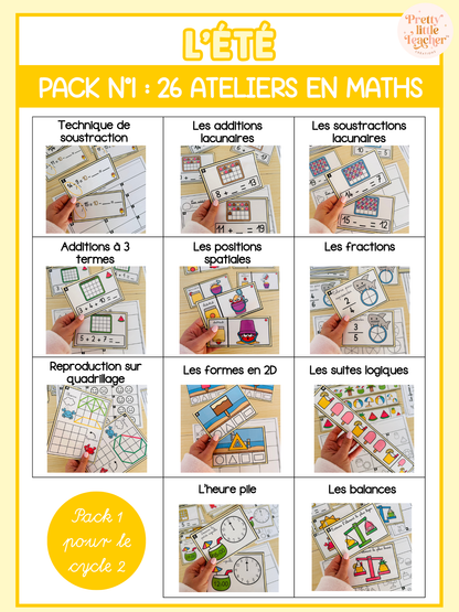 Pack 1 Mathématiques pour toute l'année