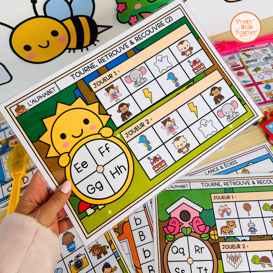 Pack d'activités sur l'alphabet : écriture des lettres et son initial