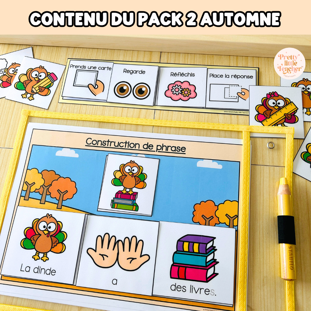Pack 2 Français sur l'automne