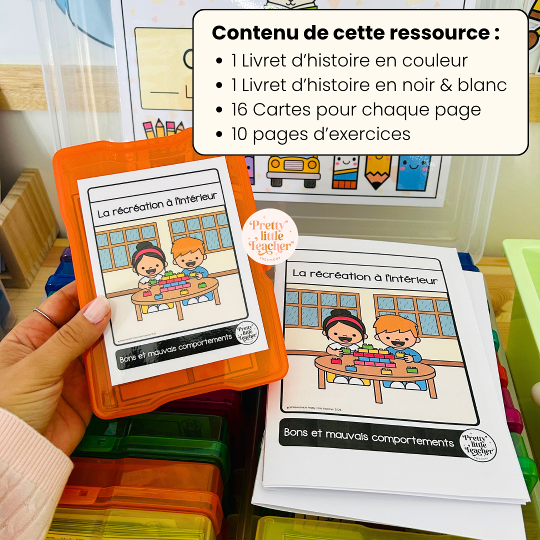 Lecture : La récréation à l'intérieur