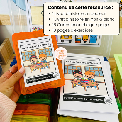 Lecture : La récréation à l'intérieur