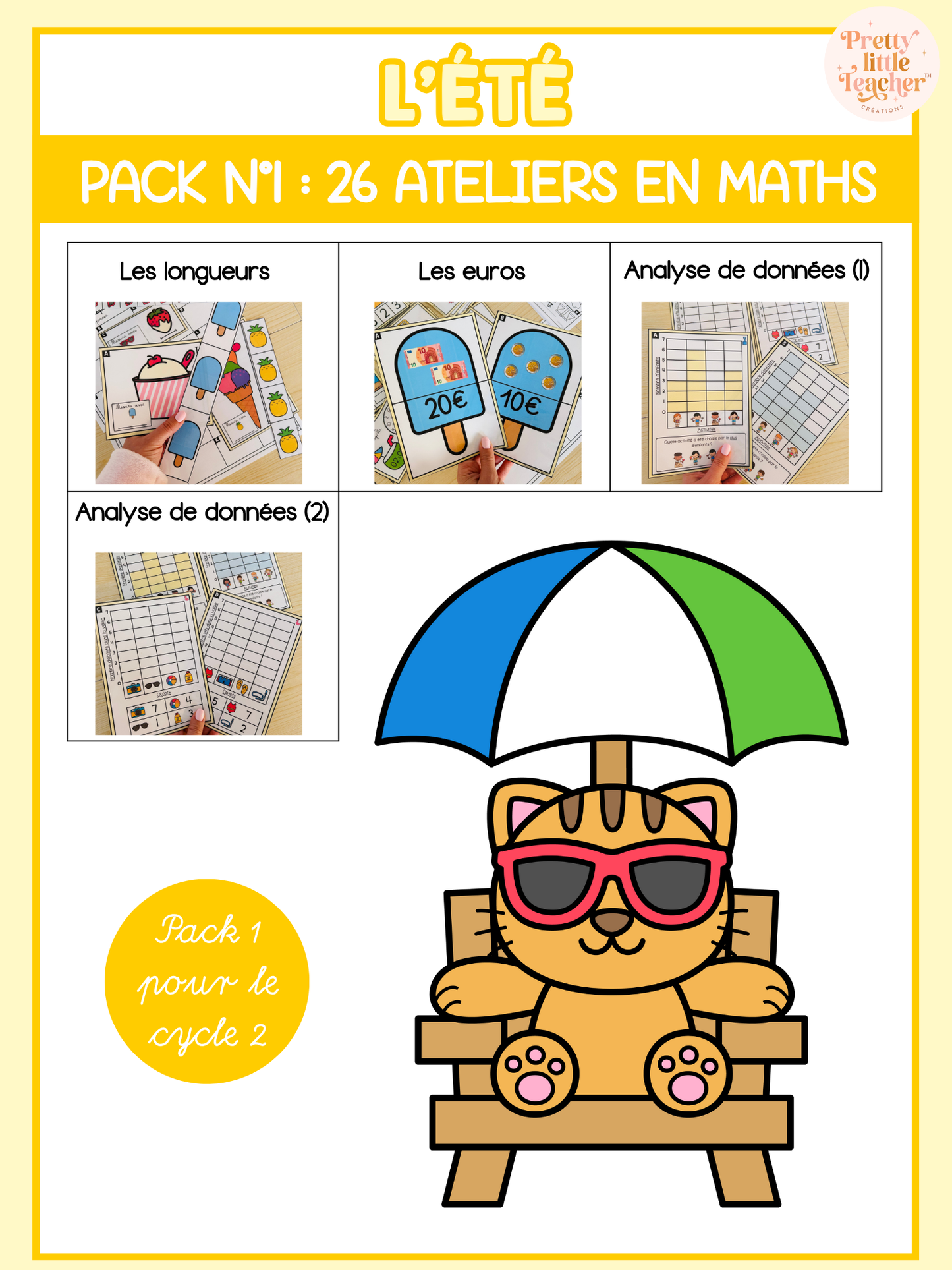 Pack 1 Mathématiques pour toute l'année