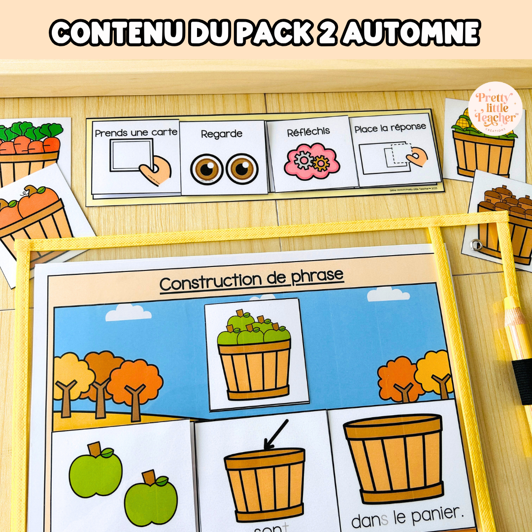 Pack 2 Français sur l'automne