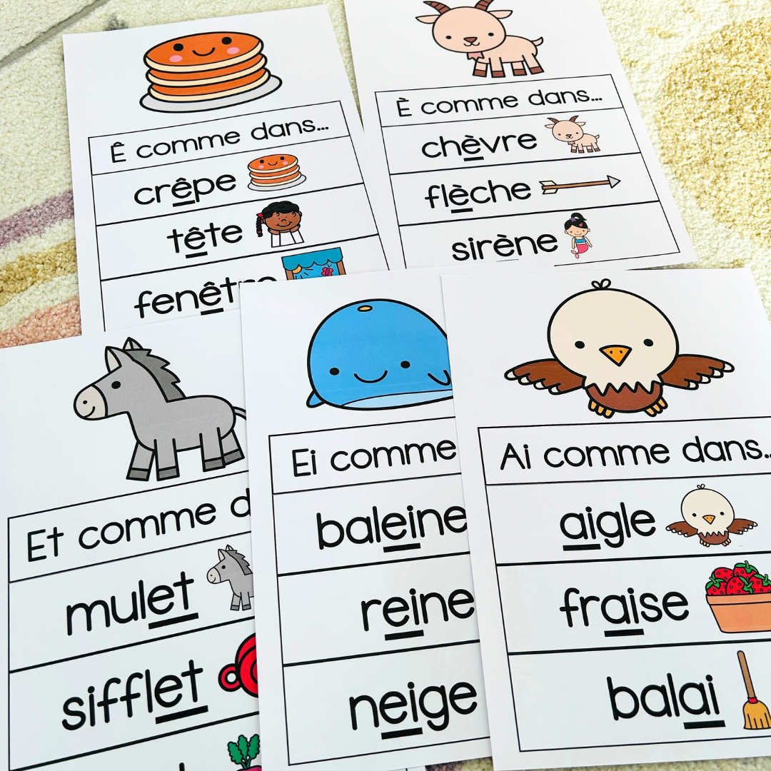 Le son “ai/ei/è/ê/et” (lecture + exercices)