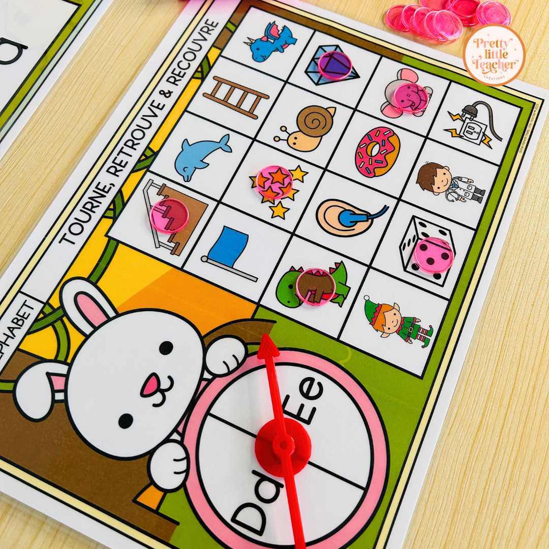 Pack d'activités sur l'alphabet : écriture des lettres et son initial
