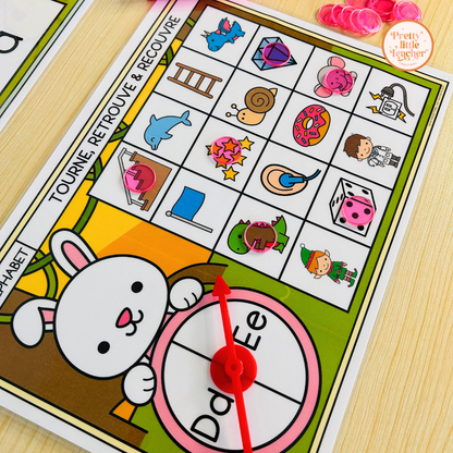 Pack d'activités sur l'alphabet : écriture des lettres et son initial