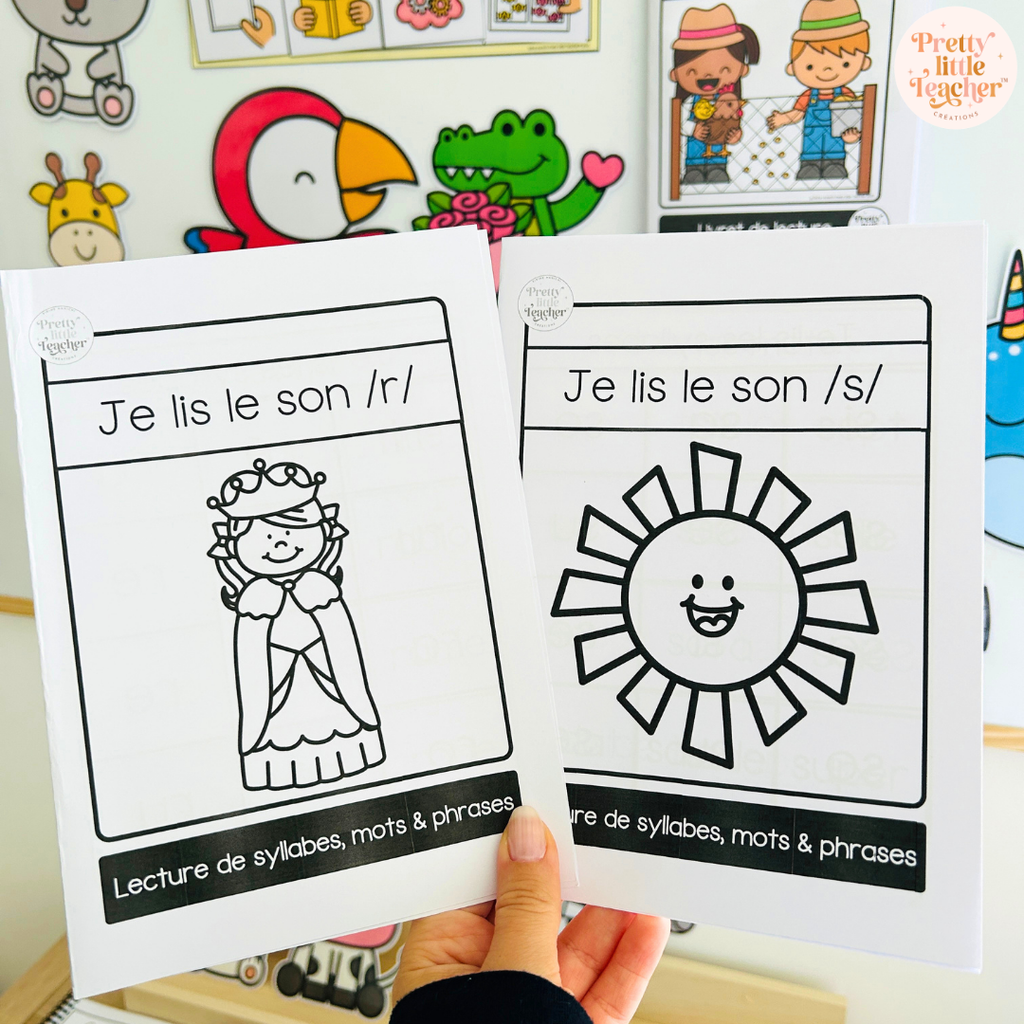 Apprendre à lire les syllabes, mots et phrases (18 livrets de sons simples)