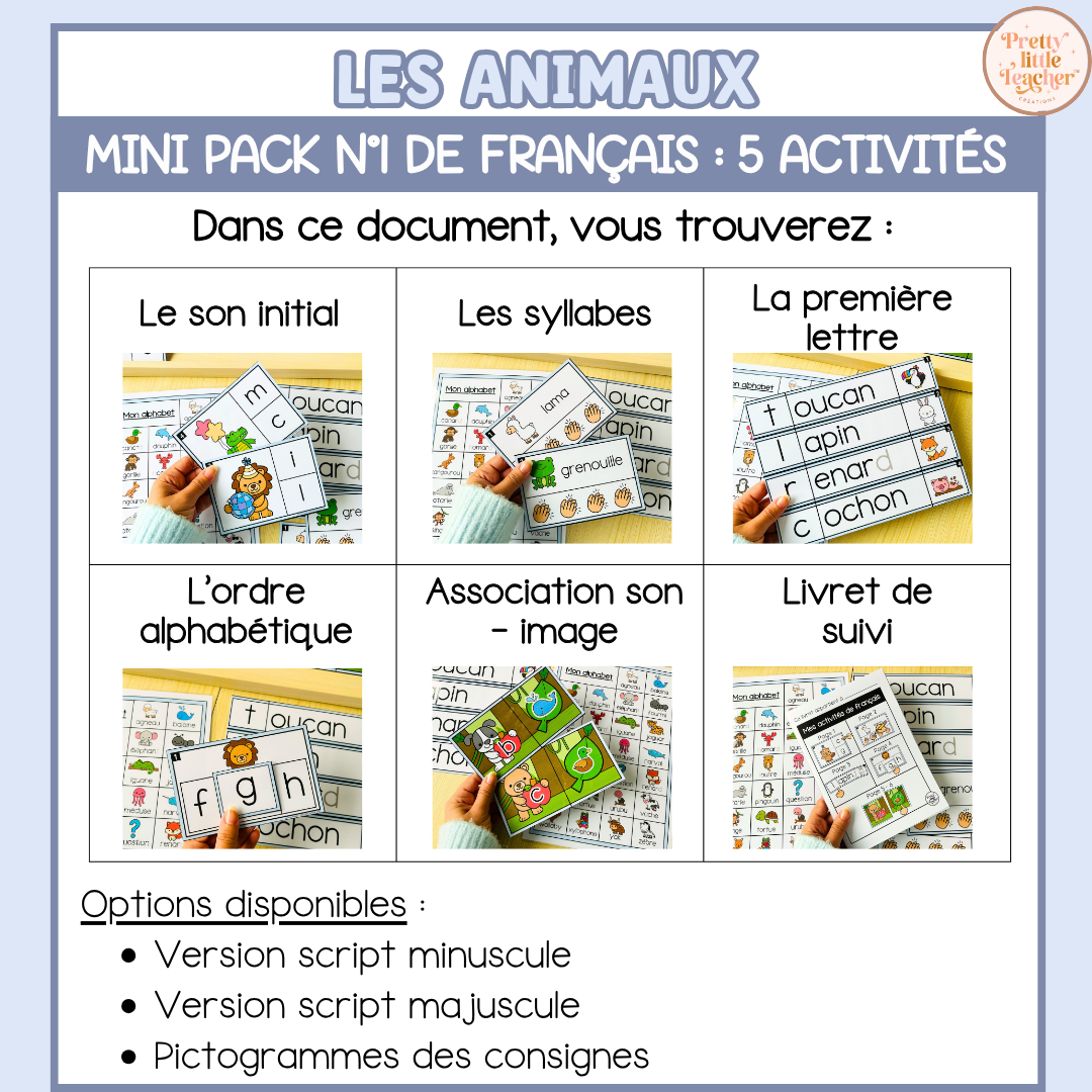 Tous les Mini Packs 1 Français pour toute l'année