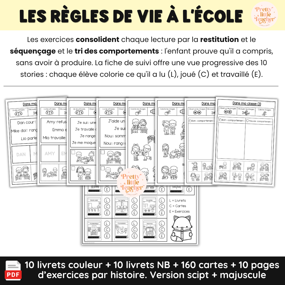 Pack Lecture : les règles de vie à l'école