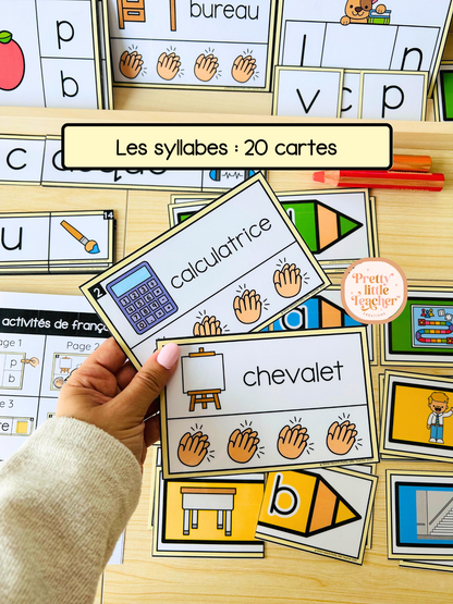 Mini Pack 1 Français sur l'école