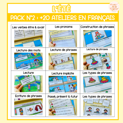 Pack 2 Français sur l'été