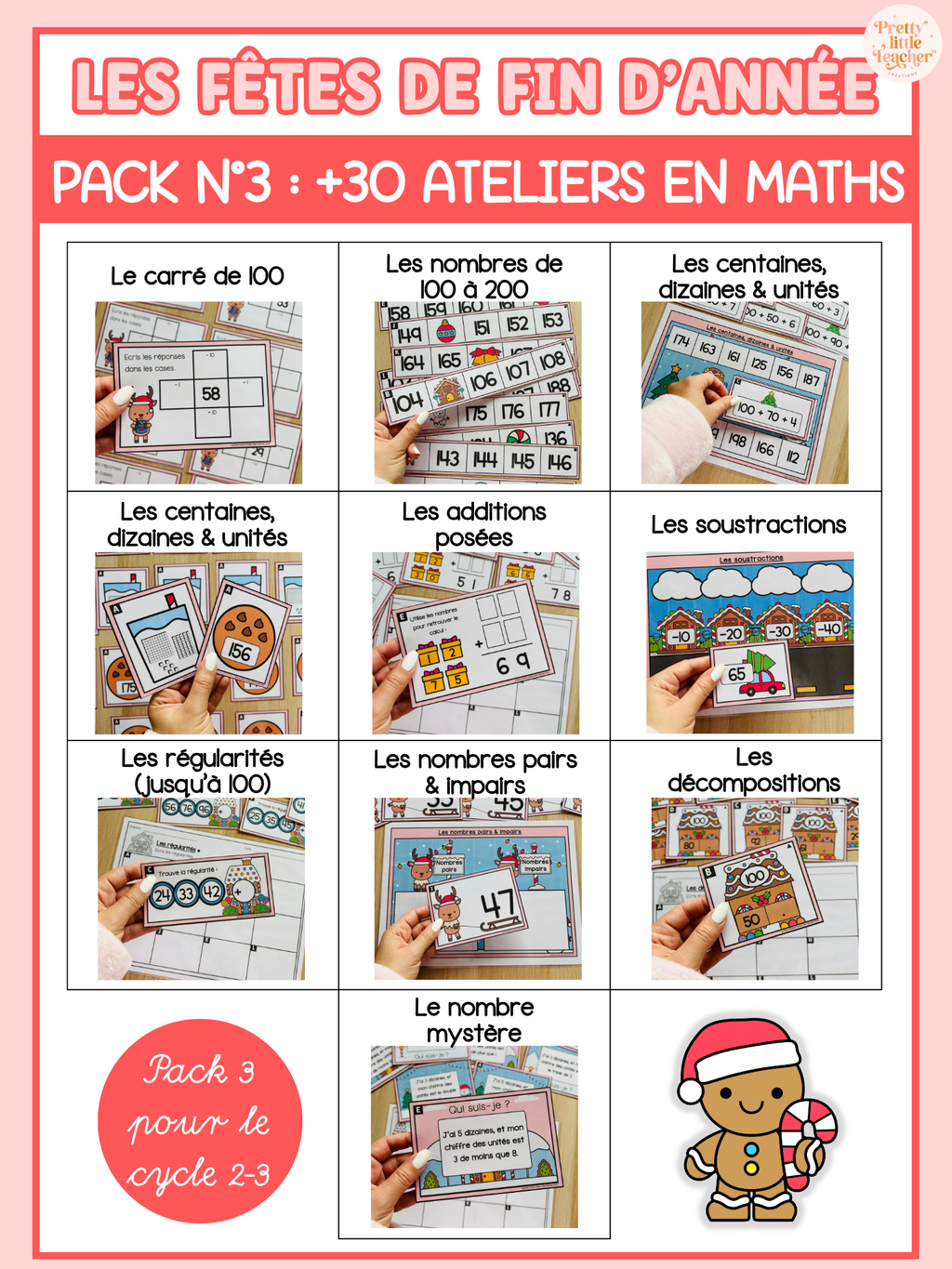 Pack 3 de Mathématique sur les fêtes de fin d'année
