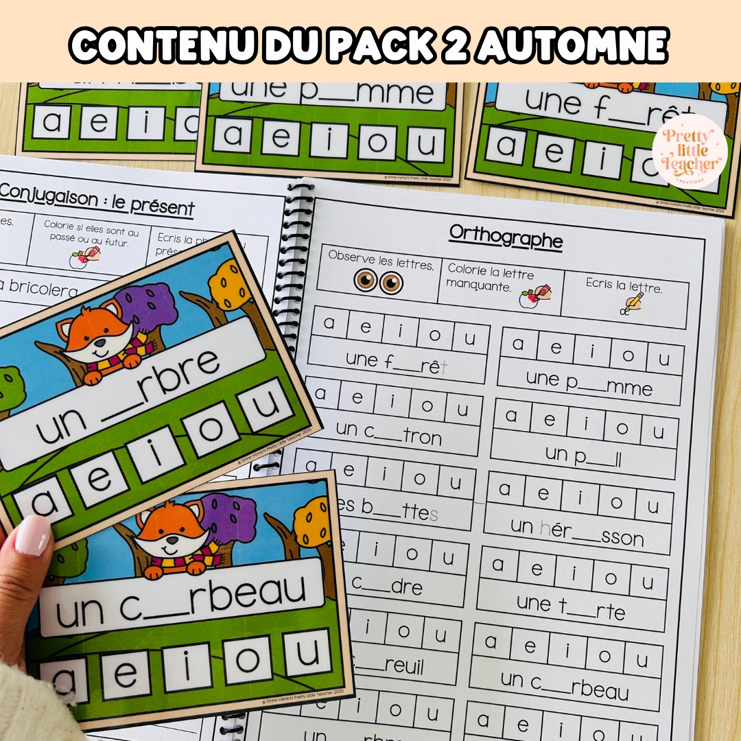 Pack 2 Français sur l'automne