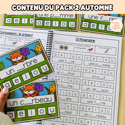 Pack 2 Français sur l'automne