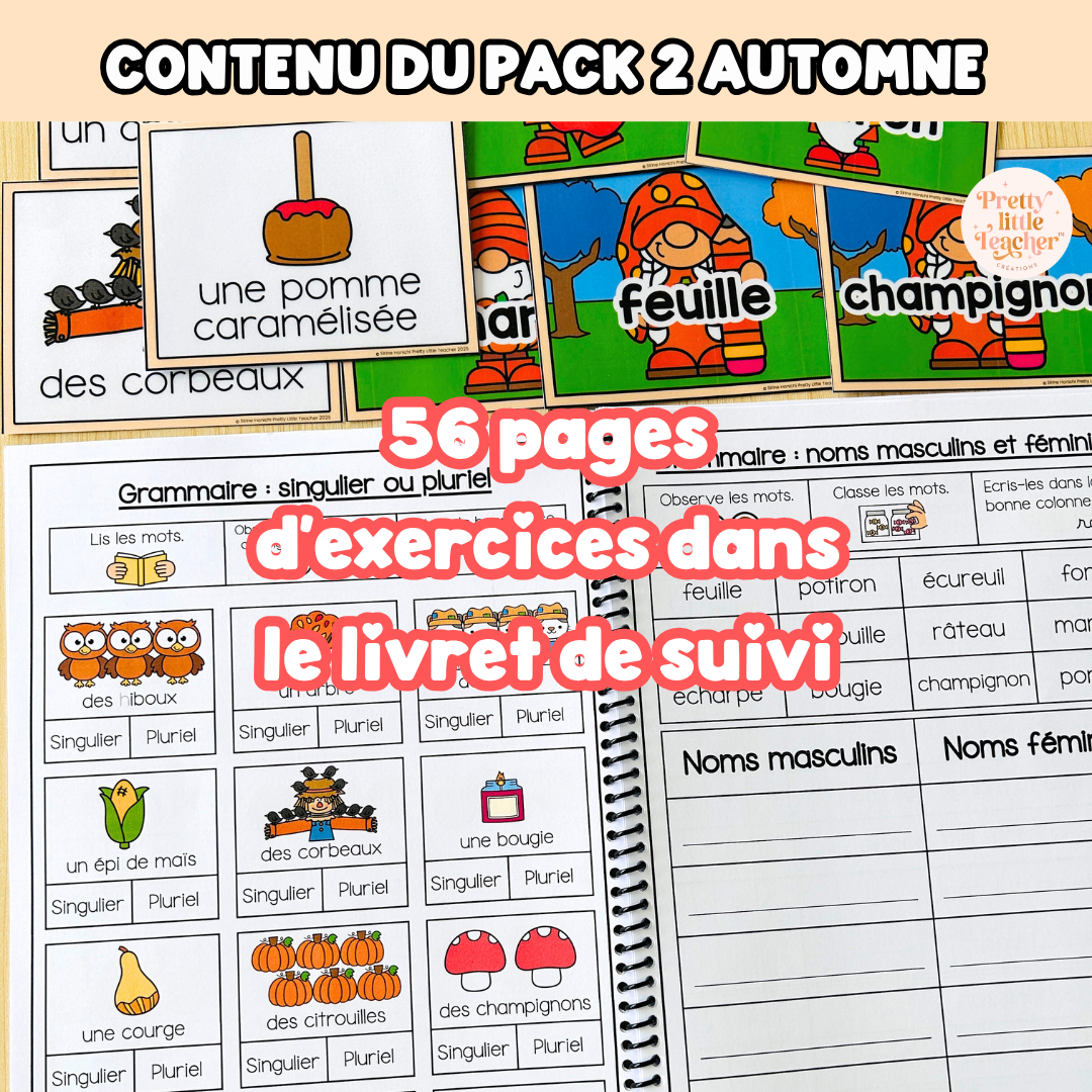 Pack 2 Français sur l'automne