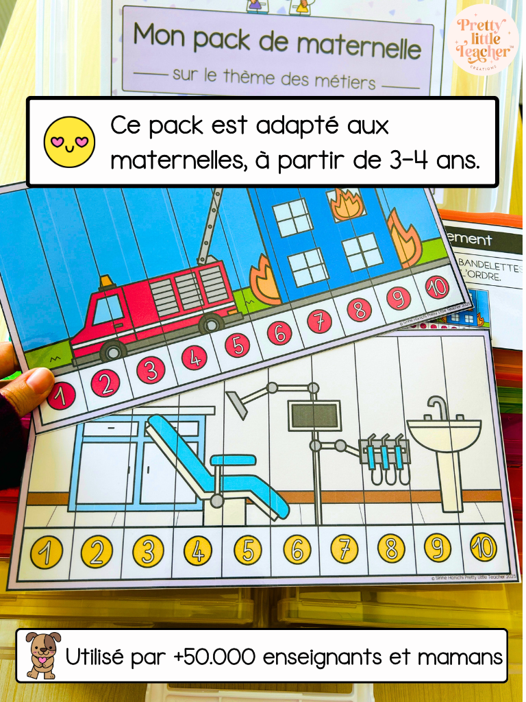 Pack Maternelle sur les métiers