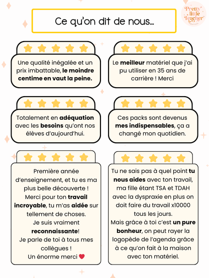 Pack 2 Français sur l'alimentation
