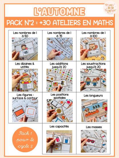 Pack 2 Mathématiques pour toute l'année